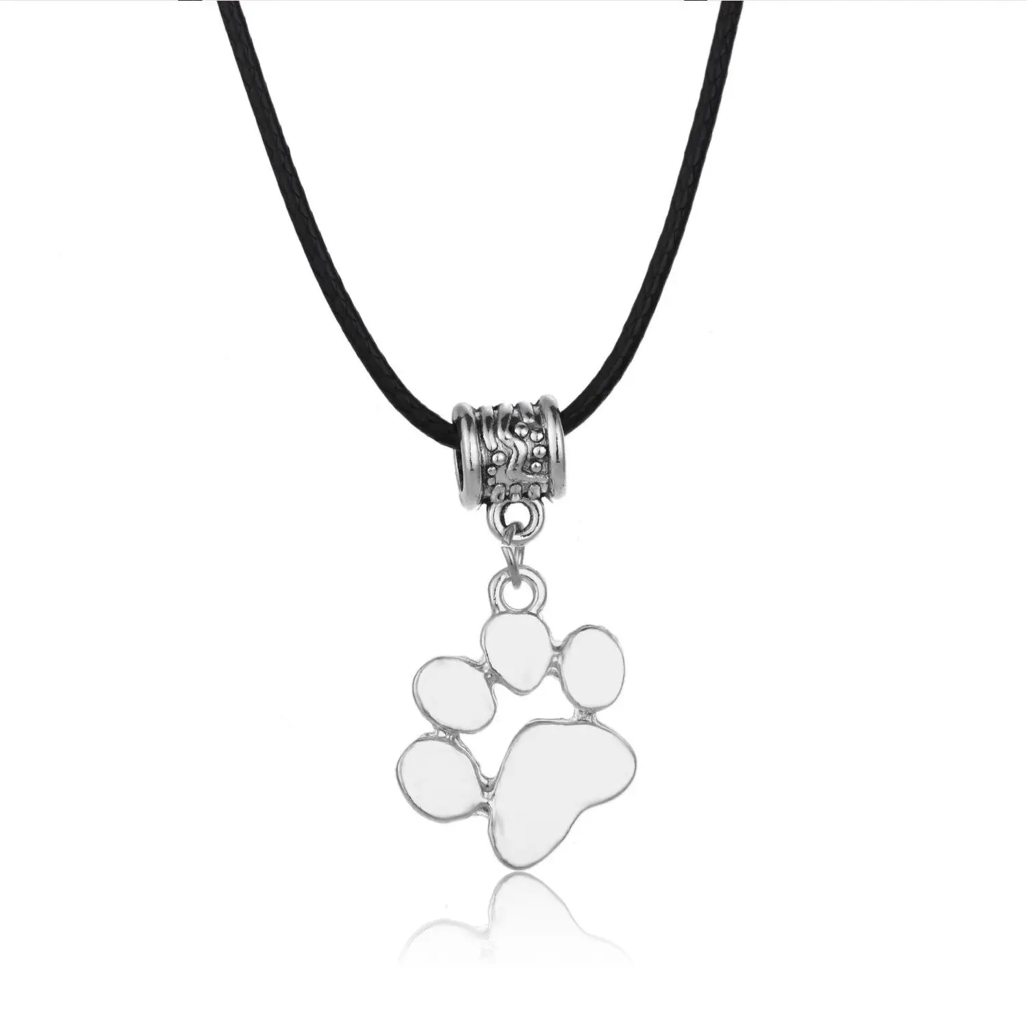 No Longer By My Side But Forever In Heart Charm Necklace Lovely Dogs Kitten Cat Paw Claw Pendant Jewelry Women Girls Gift Hot | Украшения и