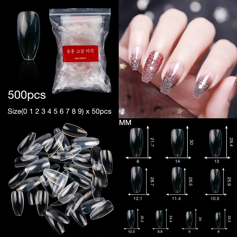 Новинка 600 шт. накладные ногти для маникюра | Красота и здоровье