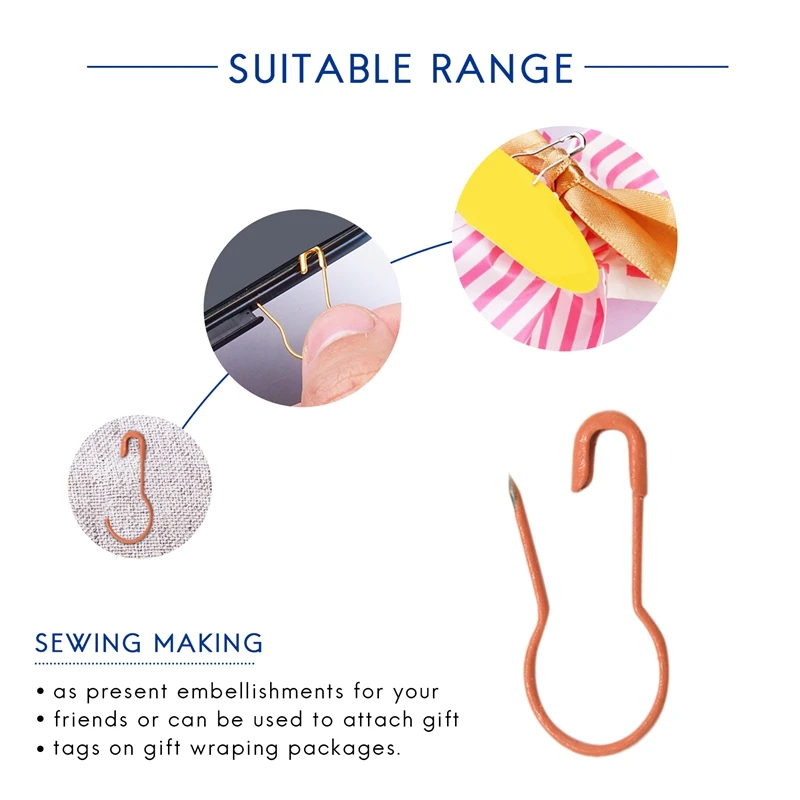 1000 шт. лампочка Металлические Булавки желтого цвета для вязания маркеров шитья