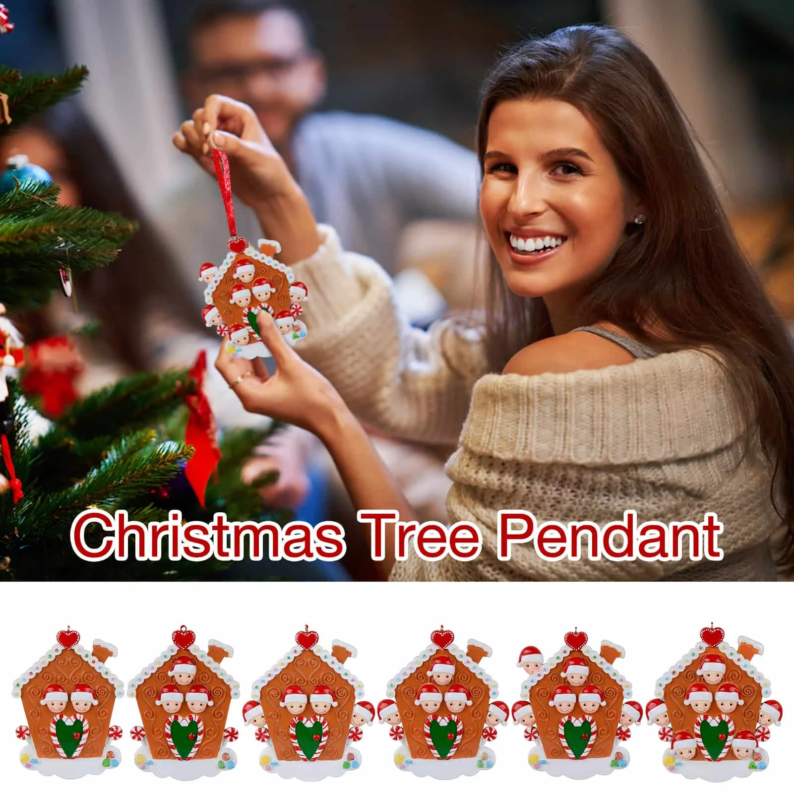 

Christmas Survived Family Ornament Merry Christmas Decoration For Home Blessing Ornament Christmas Tree Hanging Pendant New Year