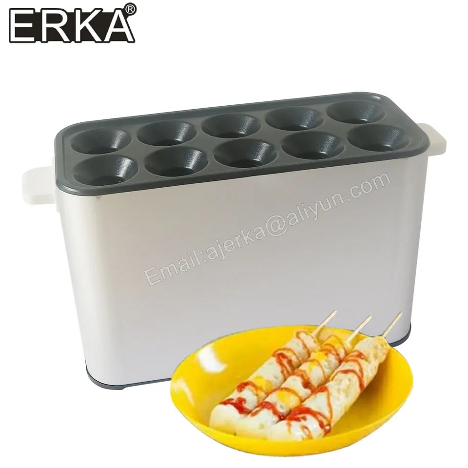 ERKA-máquina comercial para hacer salchichas de perros calientes, rollo de huevo para desayuno, Eggmaster, precio directo de fábrica, 110V, 220V