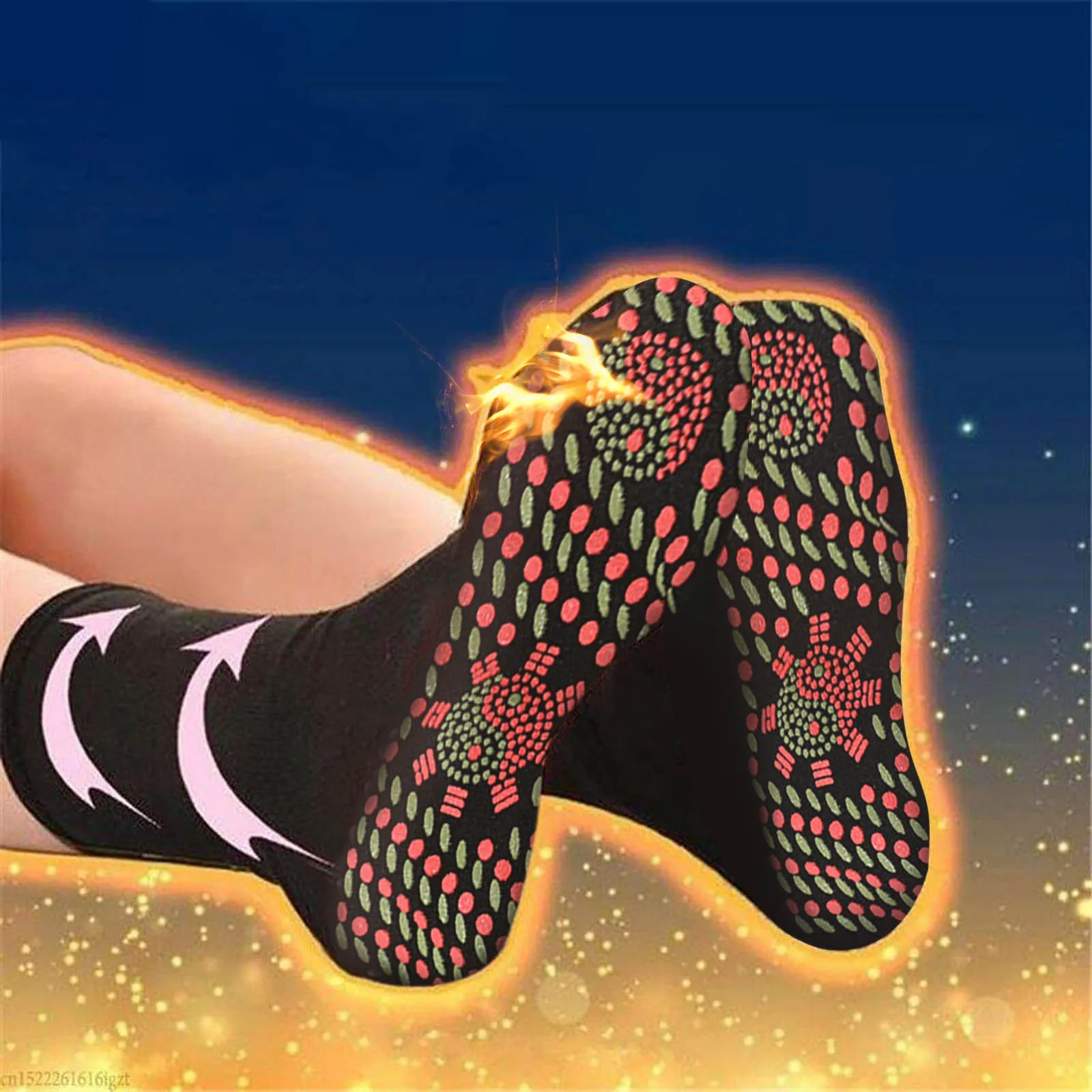 

Зимние Самонагревающиеся магнитные носки для женщин и мужчин, турмалиновые удобные терапевтические обезболивающие теплые массажные носки...