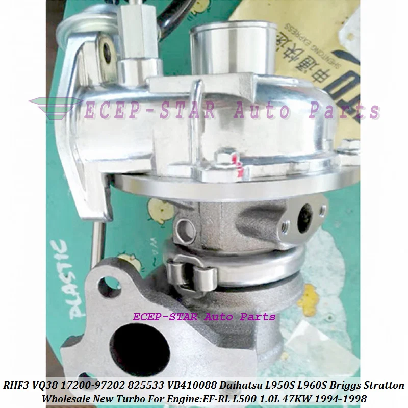 Turbo RHF3 VQ38 17200-97202 1720097202 825533 VB410088 для Daihatsu L950S L960S Briggs Stratton EF-RL L500 1.0L 47KW 1994-1998
