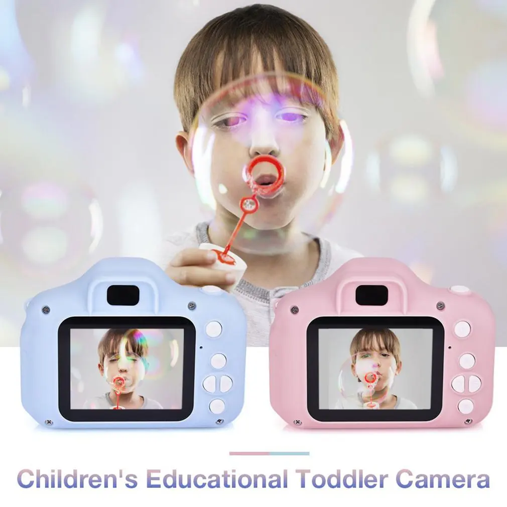 C3 Children Mini Camera Kids Educational Toys For Baby Gifts Birthday Gift Digital 1080P Projection SLR | Электроника