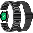 Ремешок из нержавеющей стали для Samsung Galaxy Watch 4 Classic, 46 мм, 42 мм, 44 мм, 40 мм, металлический браслет для часов 3, 45 мм, браслет Correa