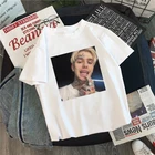 Рэпер Lil открытым принт в стиле Харадзюку хип-хоп Женщины ухаживает за малышом кепки, кепки в стиле Повседневная модная футболка свободные крутое пальто ад свитер для мальчиков; Женский топ