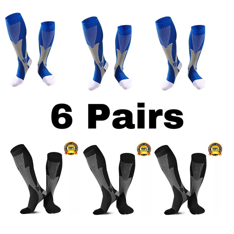 

Dropshipping Compression Socks Football Soccer Stockings 20-30 Mmhg For Anti Fatigue Athletic Nursing Medical Varicose Veins