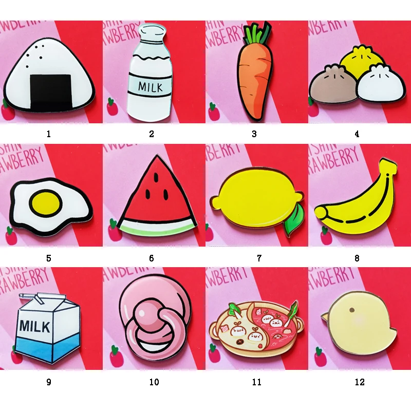 Рождественский мультяшный фруктовый Овощной арбуз морковь акриловый кухонный