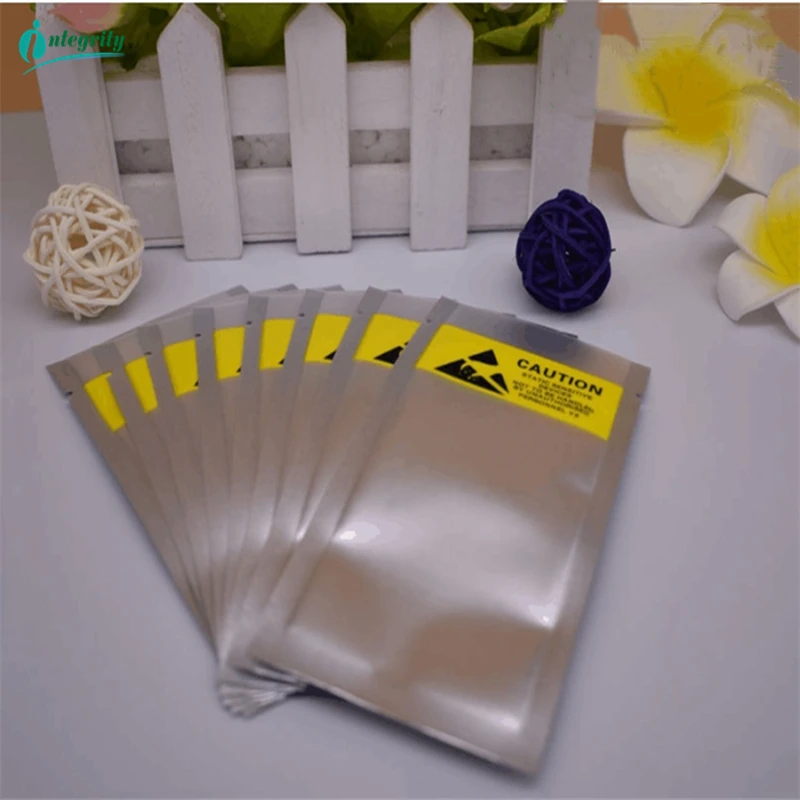 300pcs10. 5*16 5 см антистатическое экранирование сумка ESD Антистатический пакет мешок