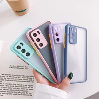 candy color bumper phone case for iphone 12 mini 11 pro max xr x xs max 7 8 6s plus camera protection shockproof back cover