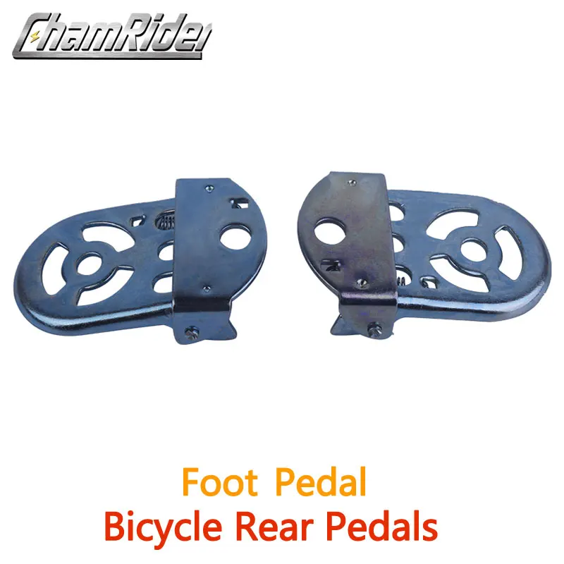 

Mountain Road Bike Steel Rear Foot Pedal Folding Pedal Thicker Type Folding Cycling Bike Bicycle Rear Pedals