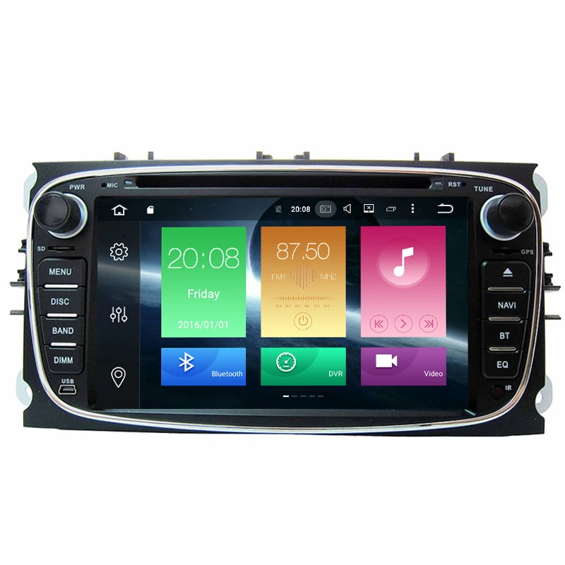 Автомобильный DVD плеер PX5 Восьмиядерный процессор Android 10 0 2 din gps для FORD FOCUS Mondeo S MAX
