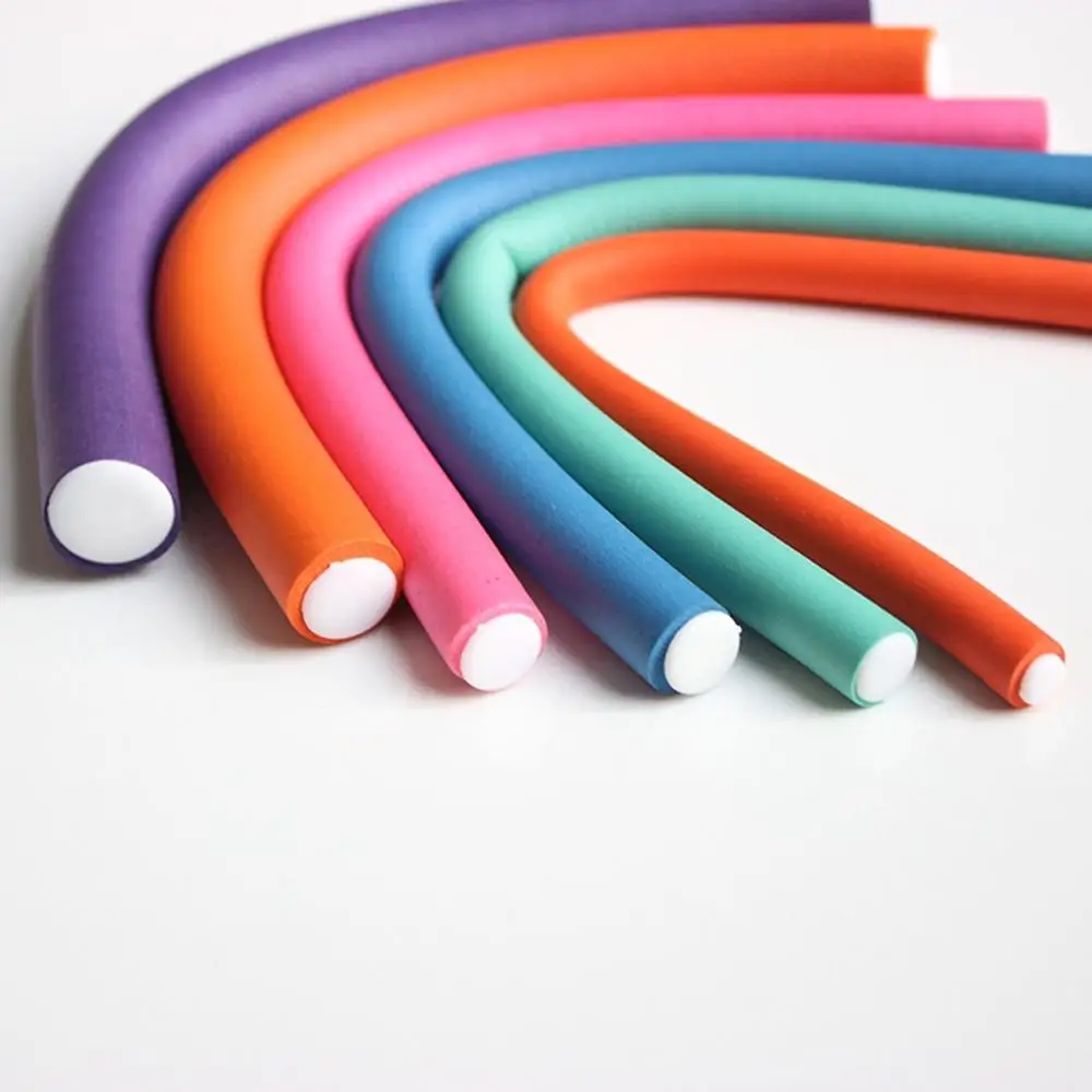 10 шт. гибкие бигуди для волос из пены | Красота и здоровье