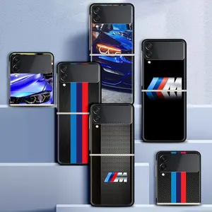 black hard case for samsung galaxy z flip 3 luxury shockprooft phone cover z flip3 fashion bumper shell fashion car men funda free global shipping