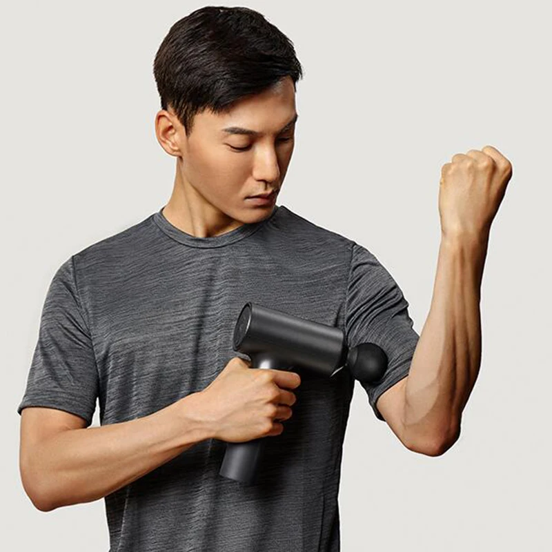 Массажный пистолет Xiaomi Mijia Электрический массажер для шеи умный массажа тела