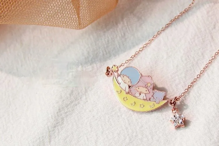 

Gemini Cute Style Necklace Valentine's Day Limited Necklace Gift for Her luxury jewelry luxury jewelry designers