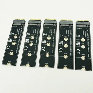 Переходник NVME M2 для MacBook Air Pro Retina 2013-2017, NVMEAHCI, 5 шт., обновленный комплект SSD для A1465 A1466 A1398 A1502