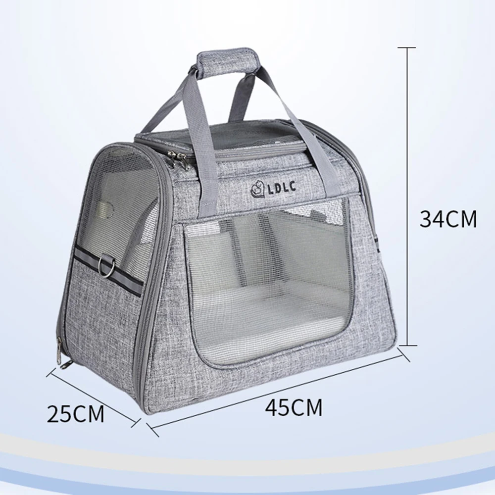 

Portable Dog Cat Carrier Bag Pet Puppy Travel Bags Breathable Mesh Small Dog Cat Carrier Outgoing Pets Handbag