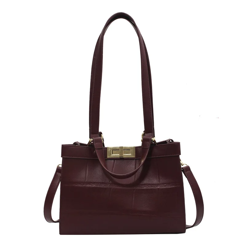 

Big Bag 2021 New Joker Fashion Texture Large Capacity Stone Single Shoulder Messenger Bag