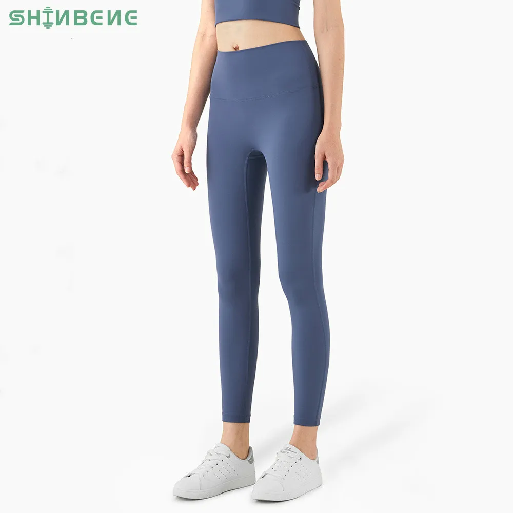 SHINBENE Mid сжатия второй кожа чувствует себя тренажерный зал спортивные колготки