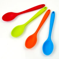4color high grade silicone mixing spoon utensil cake putty spatula bakeware home tableware