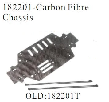 182201-базовая пластина шасси из углеродного волокна для RC автомобиля 1/16 HSP 94185 |