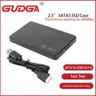 Чехол GUDGA для 2,5 SSD SATA на USB3.02,0, жесткий диск 3 ТБ, мобильный бокс, корпус для Hdd, внешний жесткий диск 480 м5 Гбитс для ноутбука и настольного компьютера