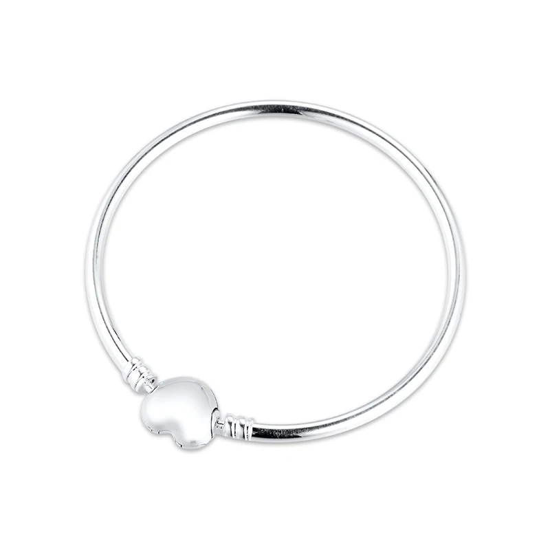 

Bracelet For Women Pulseras Mujer Moment Heart Bangle Bracelets 925 Sterling Silver Jewelry Femme Pulseira Plata de ley Armband