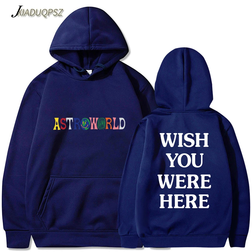 Новинка толстовка с капюшоном и надписью TRAVIS SCOTT ASTROWORLD WISH YOU WERE HERE уличная одежда