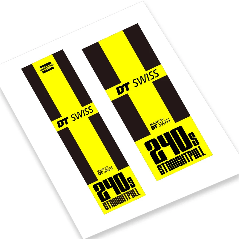 

DT 240S flower drum sticker road bike bicycle sticker rim reflective sticker personalized customization dt swiss