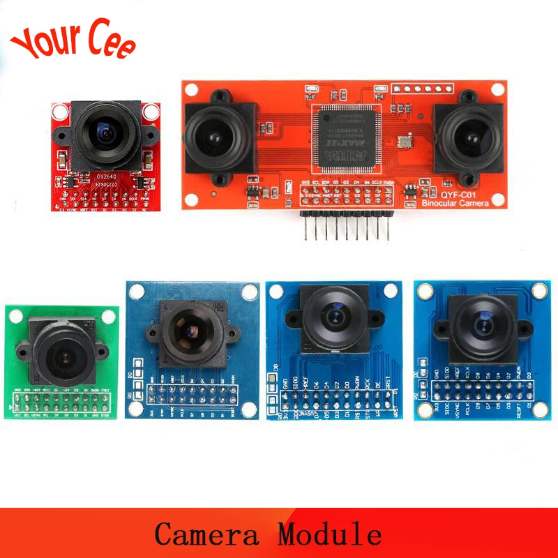 Модуль камеры OV2640 OV7670 OV5642 с комплектом FIFO OV7725 бинокулярная камера STM32 драйвер для