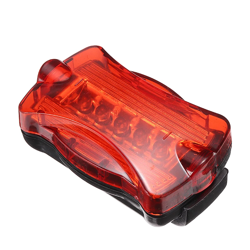 

2 Set Super Bright White Bicycle 5 LED Lamp Waterproof Bike Head Front Light USB Rechargeable Front&Rear Light