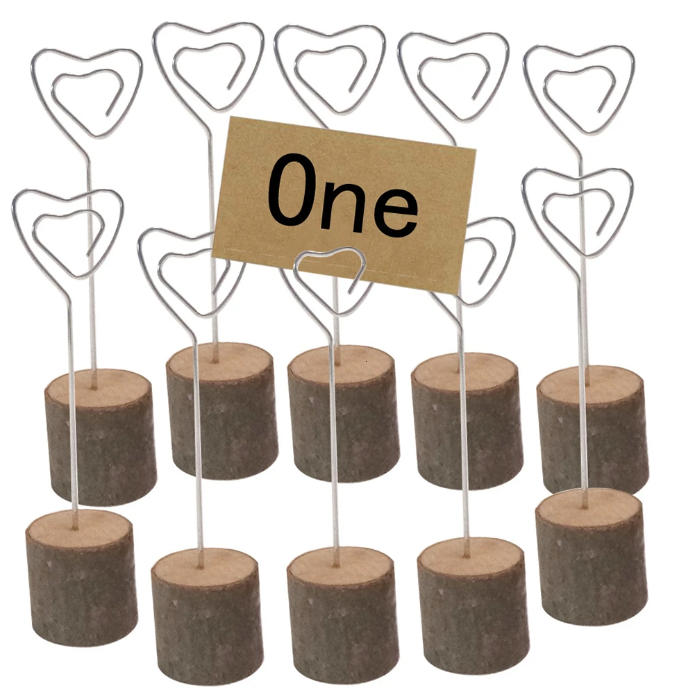 10 шт. держатель карточки с именем гостя деревянный сувенир для свадебной