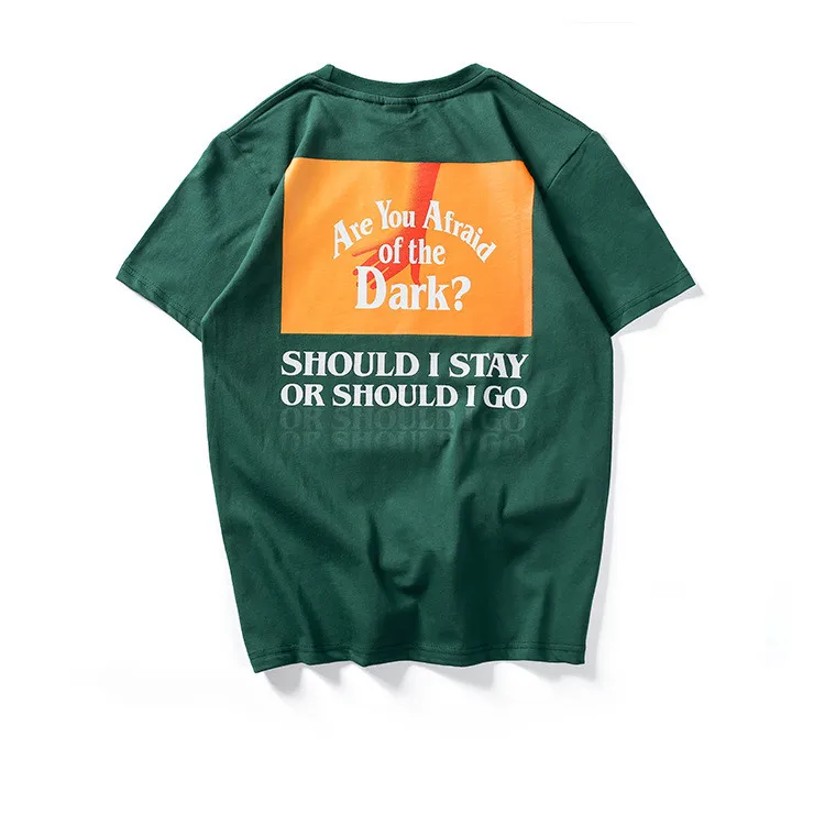 

New Brand Fashion Men T-Shirts Summer Hip Hop Men's T Shirt Male Casual Cotton Letter Printing T-Shirt Top oversized t shirt