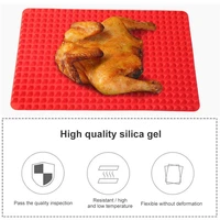 bbq grill mat non stick reusable liners oven grill foil barbecue liner mat bbq tool heat resistance meat cooking accessories