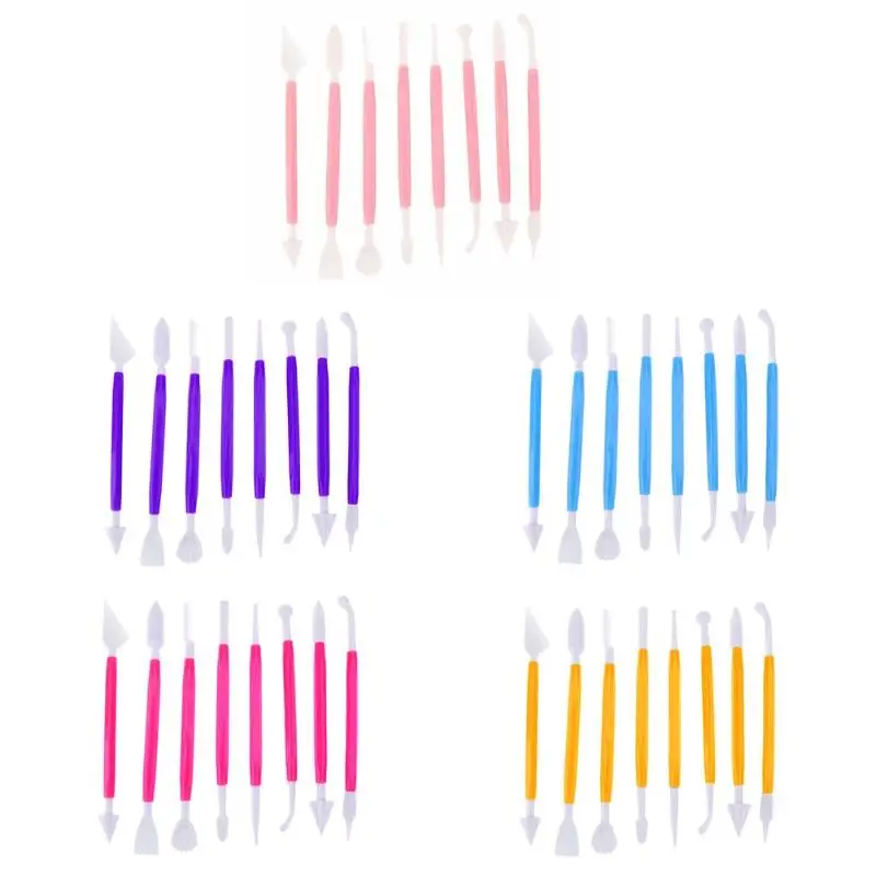 8 шт./лот 16 узоров инструменты для украшения тортов из мастики цветок Сахар