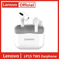 original lenovo lp1s tws bluetooth earphone sports wireless headset stereo earbuds hifi music with mic lp1s headsets in stock