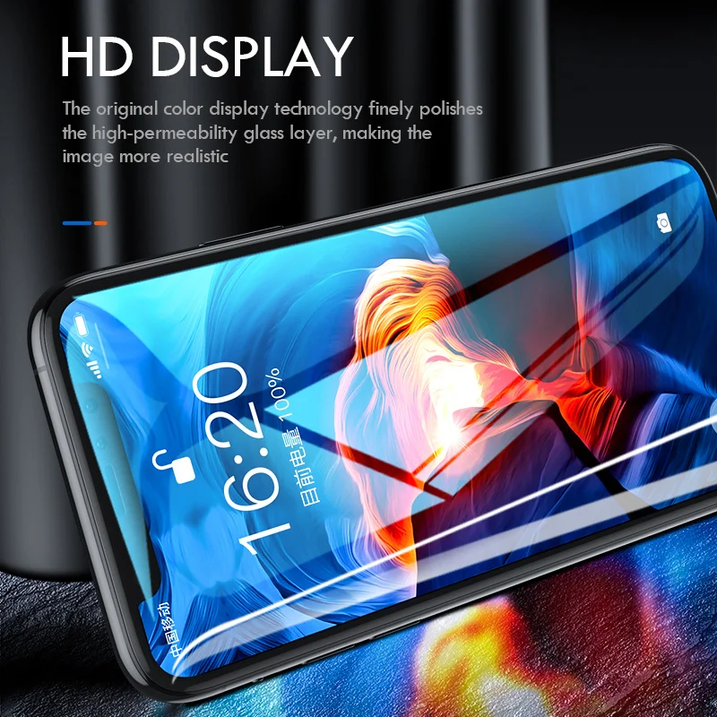 

15D Full Cover Tempered Glass On The For iPhone 11 12 Pro Max X Xs XR Screen Protector For iPhone 6 7 8 plus Protective Glass