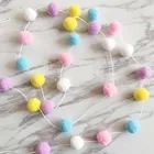 Декоративный баннер Макарон для украшения детской комнаты, цветные флажки для вечерние комнаты, украшение для комнаты, 2 м