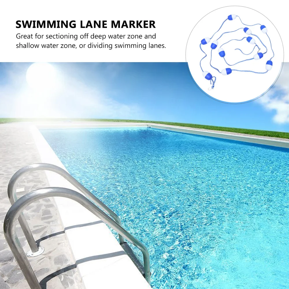 

1pc Swimming Pool Buoy Lane Marker Hook Design Swimming Lane Floating Line