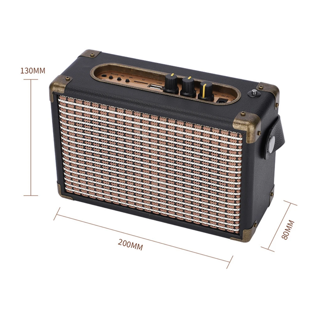 Ретро-динамик Bluetooth многофункциональный MP3-плеер Портативный ретро-динамик с