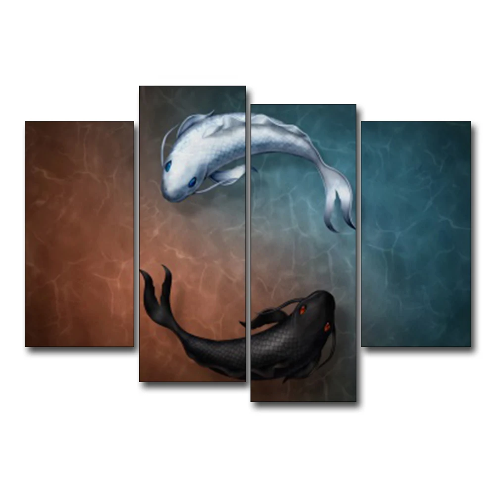 Фотообои Laeacoo Yin and Yang домашние декоративные настенные картины для гостиной