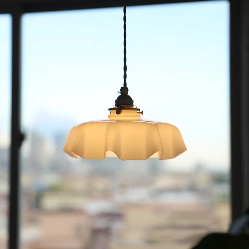 

Nordic Modern Glass Pendant Lights Fixtures 5 Colors Lampshade Switch Dinning Living Room Modern Hanging Lamp LED