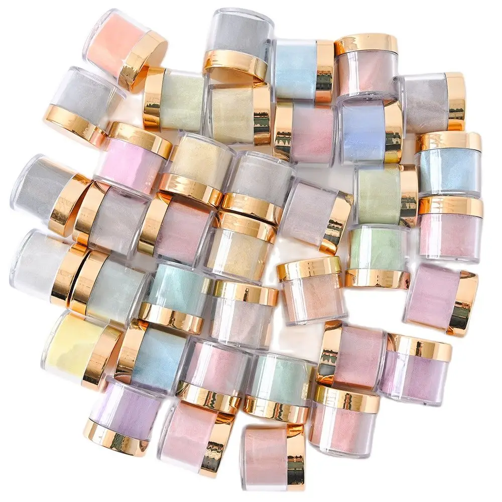 

1oz/Bottle Nail Holographic Acrylic Powder 2 In 1 130 Colors Glitter Mix Powder Carve 3D Pattern Polish Manicure DIY Nail #33-64