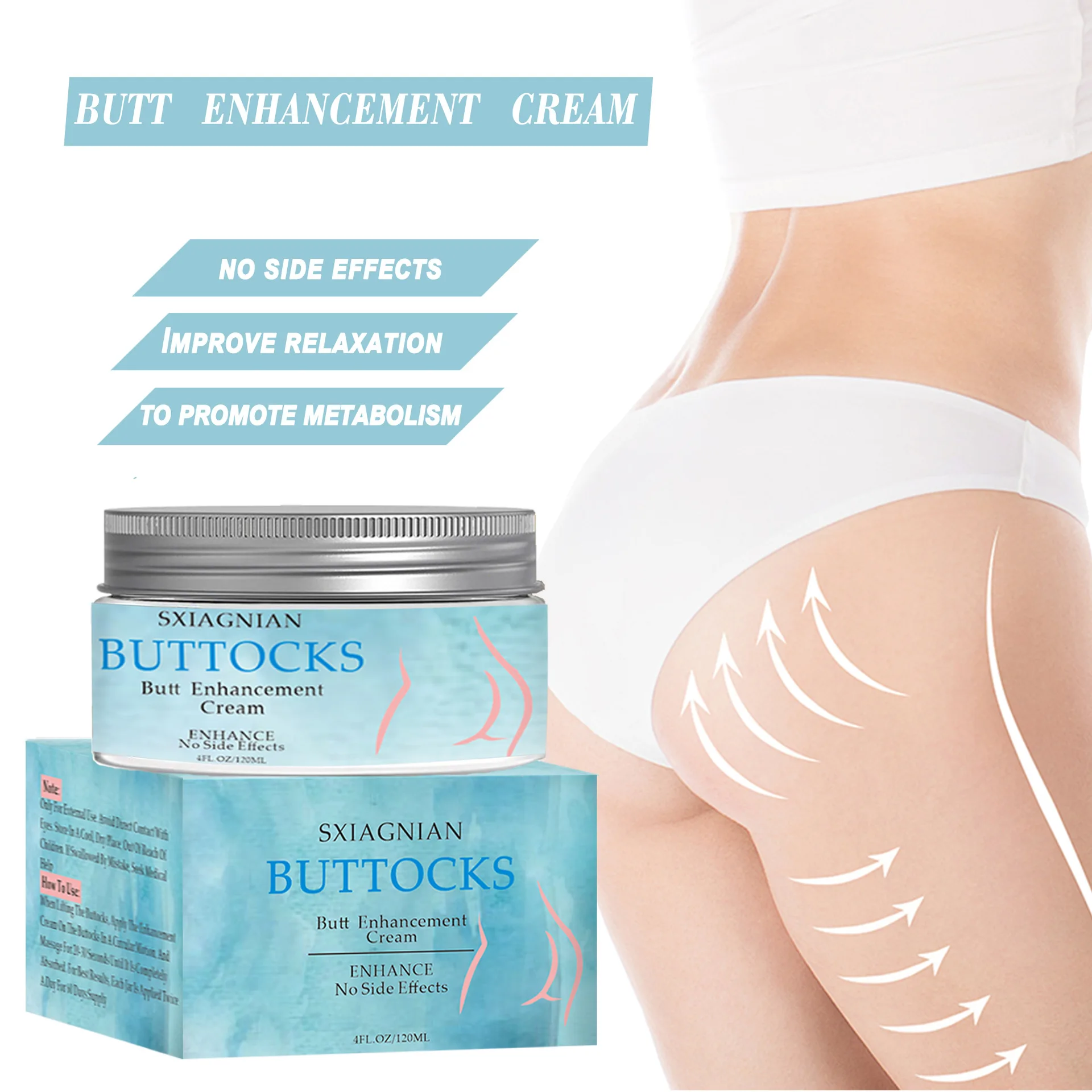 

120ml Buttocks cream, buttocks cream, buttocks firming cream, buttocks moisturizing cream skin whitening bigger butt