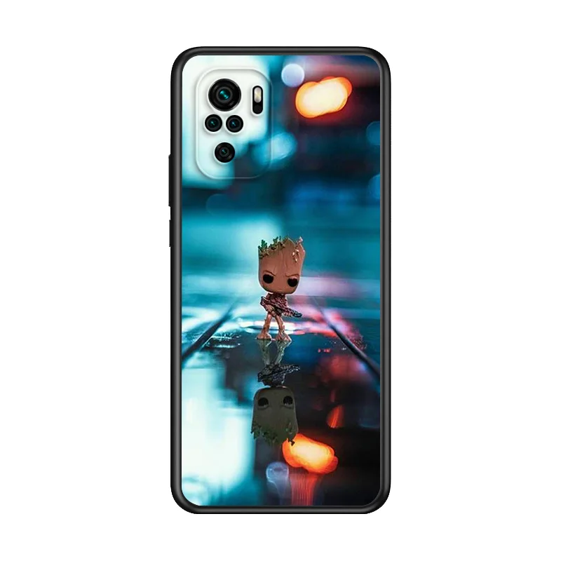 

Marvel Super Hero Avengers Groot For Xiaomi Redmi Note 10S 10 9T 9S 9 8T 8 7S 7 6 5A 5 4X 4 Pro Max 5G TPU Silicone Phone Case