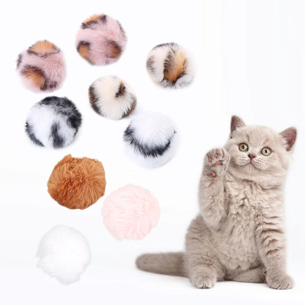 Подарок для питомца игрушка котенок щенок плюшевая мяч игра собака кошка