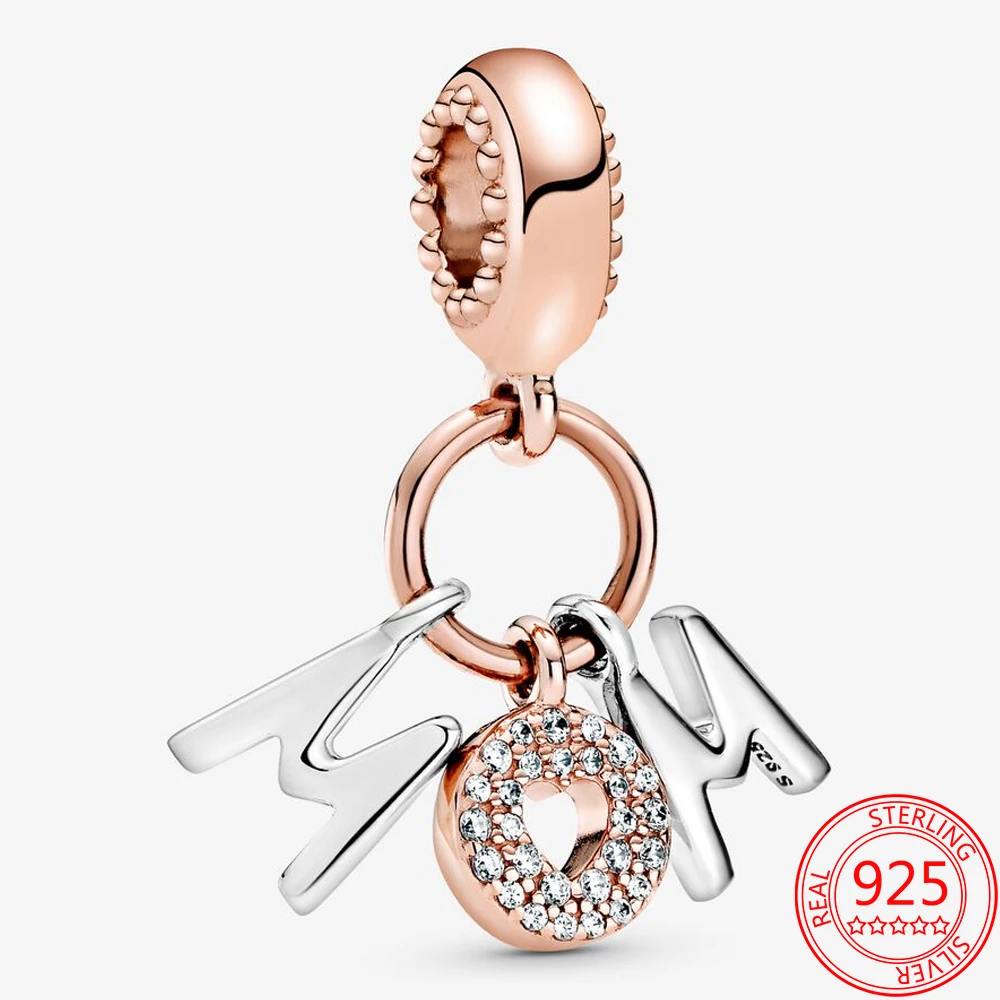 

Authentic 925 Sterling Silver Pendant Horseshoe, Clover and Ladybird Dangle Charm Fit Brand Bracelet Ladies Exquisite Gift