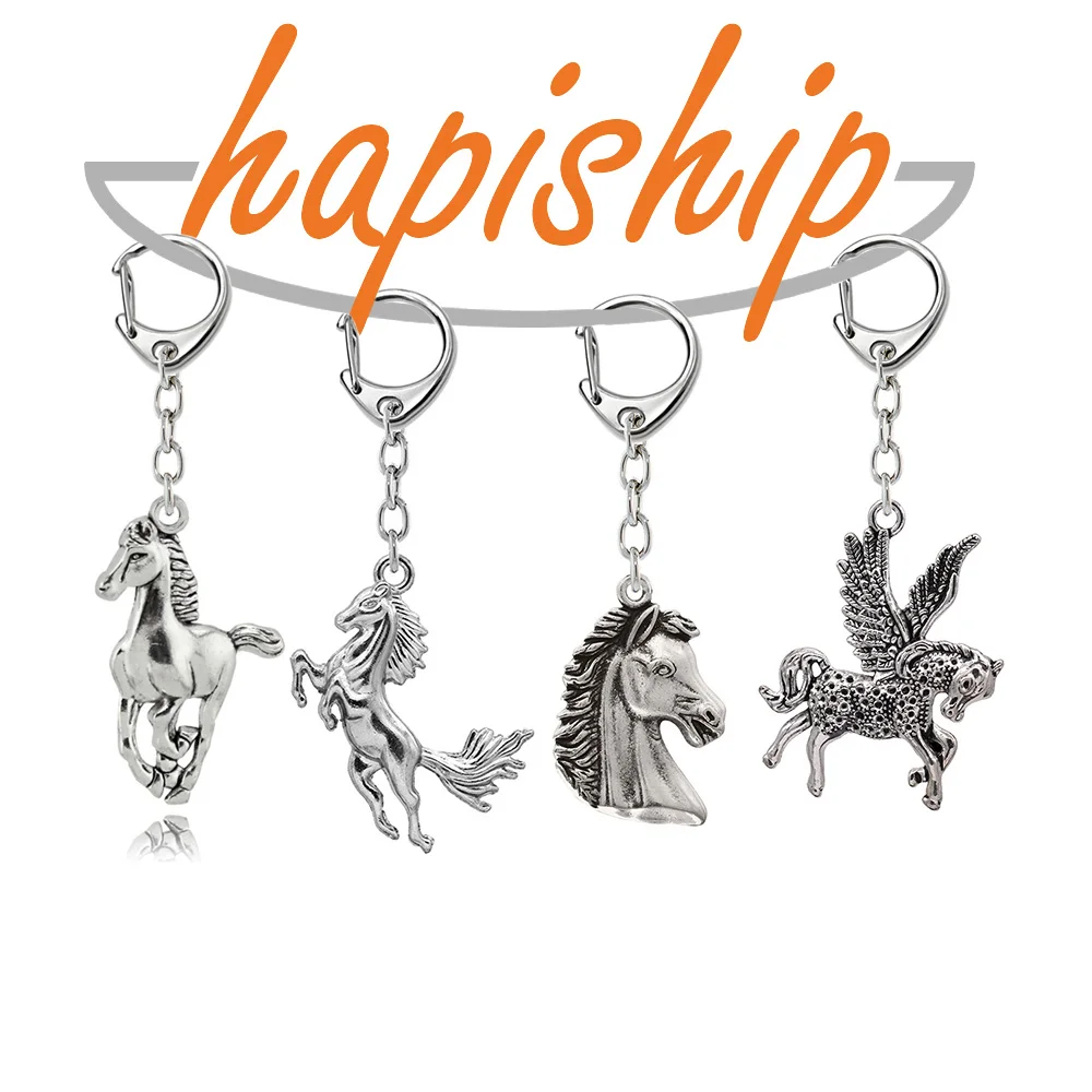 Hapiship 2018 новые женские/мужские Модные Винтажные брелки ручной работы с головой