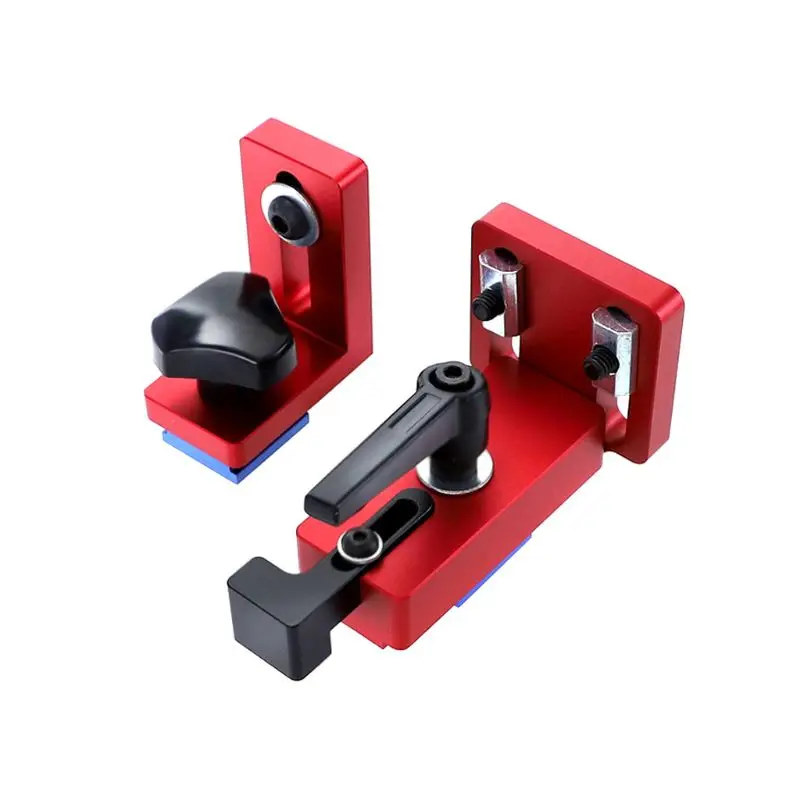 

35/45 T-Slot Track Stop Sliding Miter Gauge Connector Rail Retainer Chute Locator for Woodworking